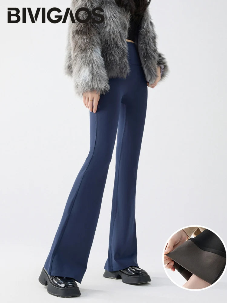 Viral Winter/Autumn Fleece Flared Leggings